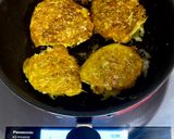 カレー風味のキャベ玉焼き作り方5写真