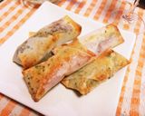 アボカド生ハムでヘルシー♡焼き春巻作り方6写真