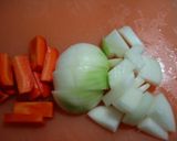ツナとアスパラのホワイトカレー作り方1写真