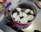 小かぶのかき玉汁作り方2写真