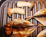 簡単鯵の開きとエリンギ焼き☆おろしポン酢作り方1写真