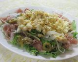 水菜と生ハムのタルタルサラダ作り方4写真