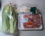子供が喜ぶ鳥もも肉と青梗菜えのきの炒め物作り方1写真