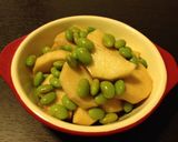 長芋と枝豆のにんにくポン酢漬け♪作り方2写真