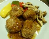ストウブでころころ煮込みバーグ作り方4写真