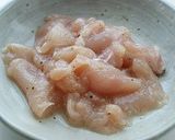 鶏肉と胡瓜のバター醤油炒め作り方1写真