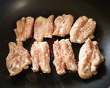 揚げずに簡単！手羽中スペアリブの甘辛焼き作り方3写真
