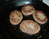 ハンバーグの秋野菜あんかけ作り方4写真