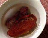 オリーブとドライトマトの冷製パスタ作り方1写真