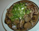 ハンバーグの秋野菜あんかけ作り方10写真