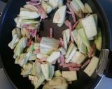 簡単♡なすとオクラの和風醤油パスタ作り方3写真