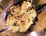 オリーブとドライトマトの冷製パスタ作り方8写真