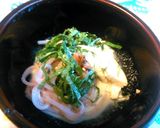 豆乳ごまだれで♫梅と蒸し鶏の冷うどん。作り方4写真