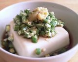 豆腐とｵｸﾗのねばねばやっこ作り方6写真