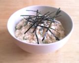豆腐とｵｸﾗのねばねばやっこ作り方8写真