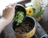 簡単◎豚肉黒酢の夏バテ解消丼ぶり作り方4写真
