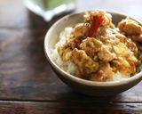 簡単◎豚肉黒酢の夏バテ解消丼ぶり作り方6写真