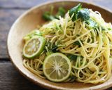 簡単◎梅干しゴーヤの薬味さっぱりパスタ作り方3写真