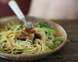 簡単◎梅干しゴーヤの薬味さっぱりパスタ作り方4写真