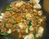 るる128 はかた地鶏ミンチのカレー麻婆作り方4写真