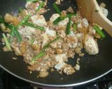 るる128 はかた地鶏ミンチのカレー麻婆作り方3写真