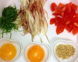 簡単☆みょうがの冷製パスタ♡作り方1写真