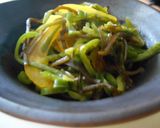 ピーマン塩昆布和えのかき揚げ作り方1写真