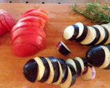 【簡単】なすトマトのチーズ焼き作り方1写真