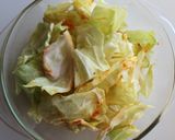豆板醤＆ラー油で＊やみつきピリっキャベツ作り方5写真