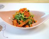簡単☆人参と豆苗の胡麻和え♪作り方6写真