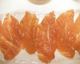 鶏のささみの大葉チーズ巻き☆作り方2写真