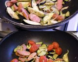 茄子とトマトたっぷりのナポリタン♪作り方4写真