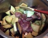 水なすととりレバーのカレー作り方3写真