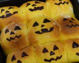 カボチャちぎりパン☆ハロウィンカボチャ作り方10写真