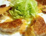 ミートソース餃子♪チーズの羽根作り方10写真