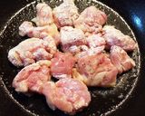鶏ももで簡単♫食欲うなるガリバタチキン作り方4写真