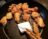 鶏ももで簡単♫食欲うなるガリバタチキン作り方5写真