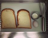 フレンチトーストでホットサンドイッチ作り方1写真
