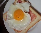 簡単！とろ～り美味しい目玉焼きトースト☆作り方3写真