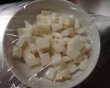 レンジで簡単♪コロコロ山芋の甘酢あんかけ作り方2写真