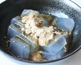 夏休みのヘルシーおやつ！寒天の黒蜜かけ作り方4写真