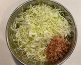 糖質OFF豆腐とキャベツのお好み焼き風作り方2写真