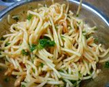 レンジで簡単♪ケチャップパスタの温玉乗せ作り方4写真