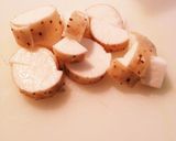 長芋とシメジの和風パスタ作り方1写真