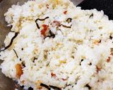 塩昆布とはちみつ梅のおにぎり。作り方2写真