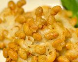 素朴なおいしさ♪大豆とタマネギのかき揚げ作り方4写真
