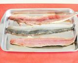 簡単☺秋刀魚のトマトソースパスタ作り方1写真