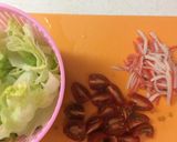 レタスとカニカマとミニトマトのサラダ作り方1写真