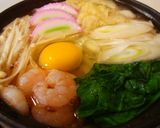 具沢山　口福◇鍋焼きうどん作り方3写真