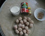 肉団子のトマト煮・ヨーグルトあえ・・・作り方4写真